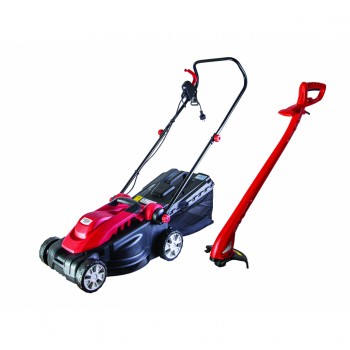 ΣΕΤ ΗΛΕΚΤΡΙΚΗ ΜΗΧΑΝΗ ΓΚΑΖΟΝ 1600W 36cm & ΧΟΡΤΟΚΟΠΤΙΚΟ 250W 22cm RD-LMGT01