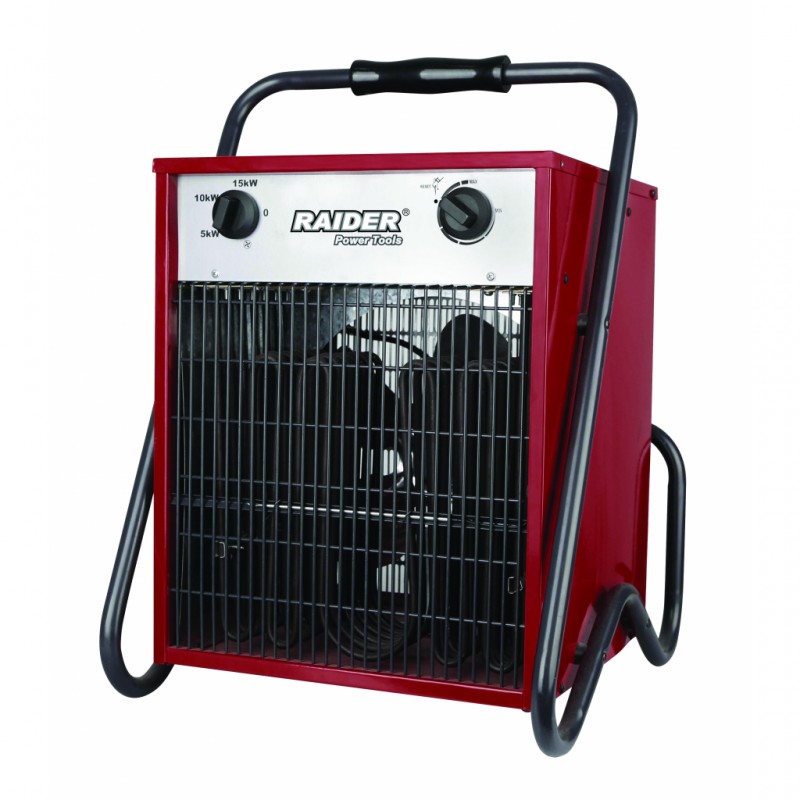 ΗΛΕΚΤΡΙΚΟΣ ΘΕΡΜΑΝΤΗΡΑΣ RAIDER RD-EFH15, 15 KW, ΠΑΡΟΧΗ ΑΕΡΑ 400 m³/h, ΤΡΙΦΑΣΙΚΟΣ