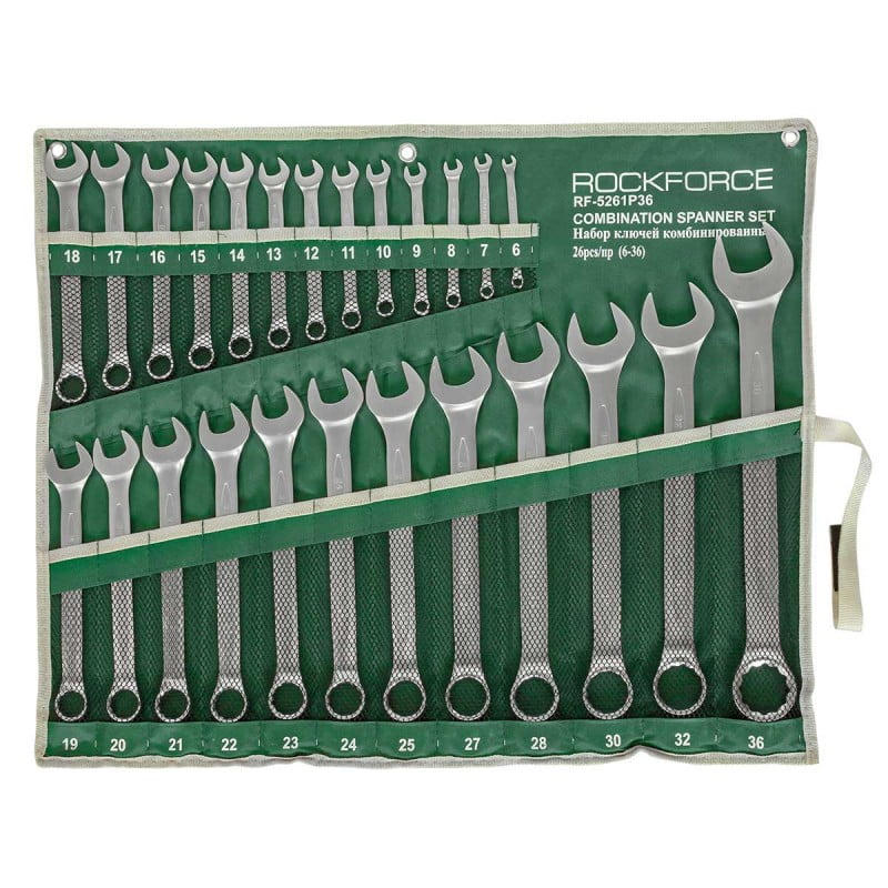 ΣΕΤ ΓΕΡΜΑΝΟΠΟΛΥΓΩΝΑ ROCKFORCE 25 ΤΕΜ. (6-25, 27, 28, 30, 32, 36mm)