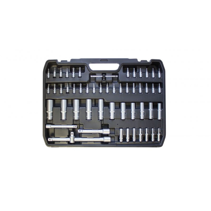 ΣΕΤ ΚΑΣΤΑΝΙΑ ΜΕ ΚΑΡΥΔΑΚΙΑ 172 ΤΕΜΑΧΙΩΝ ROCKFORCE 1/4'', 3/8'', 1/2''