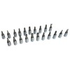 ΣΕΤ ΚΑΣΤΑΝΙΑ ΜΕ ΚΑΡΥΔΑΚΙΑ 1/4'' 46 ΤΕΜ. - ΕΞΑΓΩΝΑ ROCKFORCE