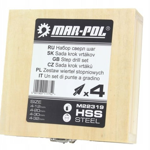 ΤΡΥΠΑΝΙΑ ΚΟΒΑΛΤΙΟΥ 4 ΤΕΜ. ΜΕ ΒΗΜΑ MAR-POL