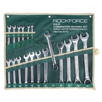 ΣΕΤ ΓΕΡΜΑΝΟΠΟΛΥΓΩΝΑ 18 ΤΕΜ. 8-32mm - ROCKFORCE