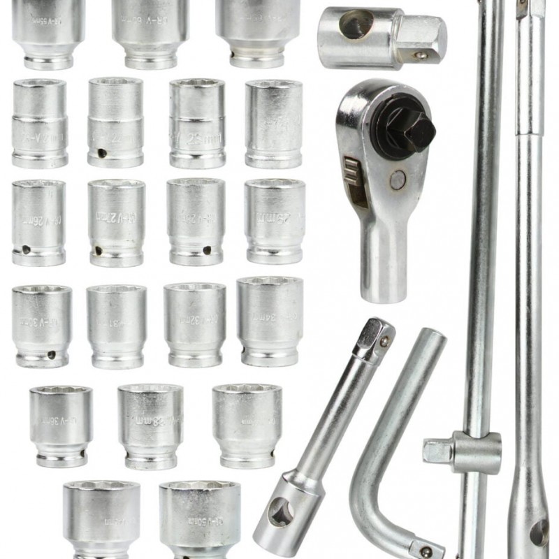 ΣΕΤ ΚΑΣΤΑΝΙΑ ΜΕ ΚΑΡΥΔΑΚΙΑ 26 ΤΕΜ. – 3/4″&1″ 21-65mm MAR-POL