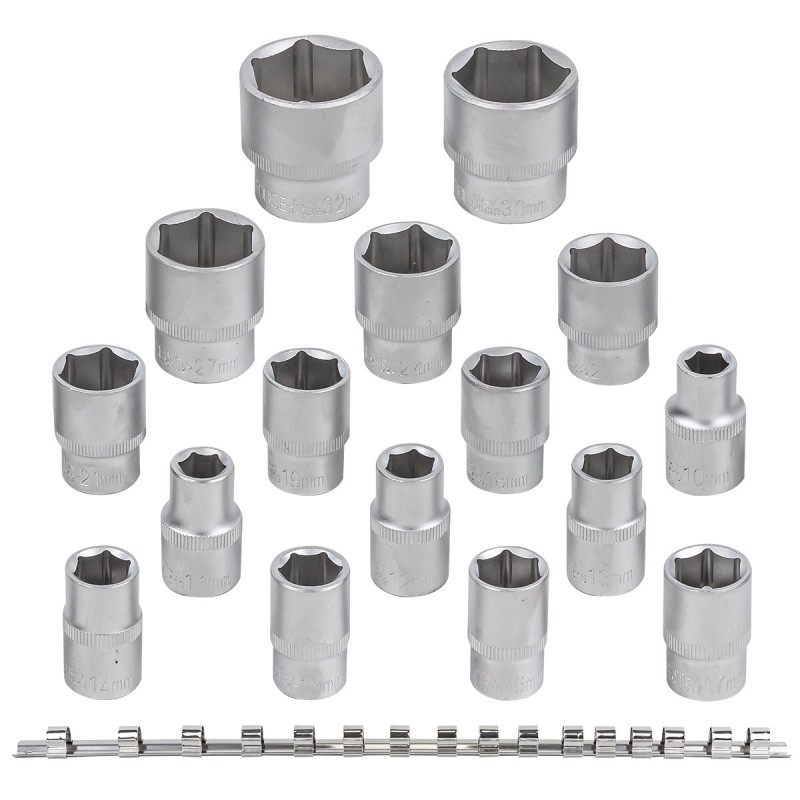 ΣΕΤ ΚΑΡΥΔΑΚΙΑ 16 ΤΕΜ. 1/2“ 10-32mm - ROCKFORCE