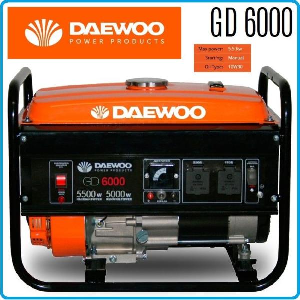 ΓΕΝΝΗΤΡΙΑ ΒΕΝΖΙΝΗΣ 0.85/1.0 Kw - DAEWOO