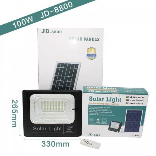 ΗΛΙΑΚΟΣ ΠΡΟΒΟΛΕΑΣ ΜΕ ΠΑΝΕΛ 100W