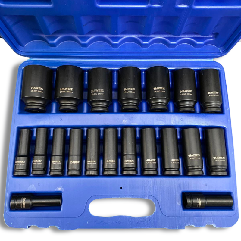ΚΑΡΥΔΑΚΙΑ 1/2″ 20 ΤΕΜΑΧΙΩΝ 10-38ΜΜ – HAWEK