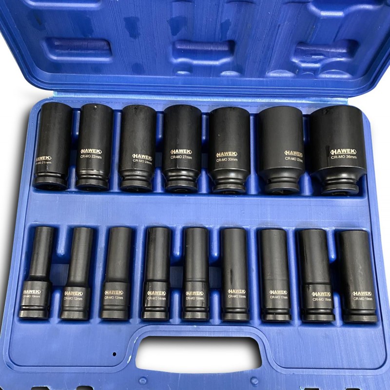 ΚΑΡΥΔΑΚΙΑ 1/2″ 16 ΤΕΜΑΧΙΩΝ 10-36ΜΜ – HAWEK