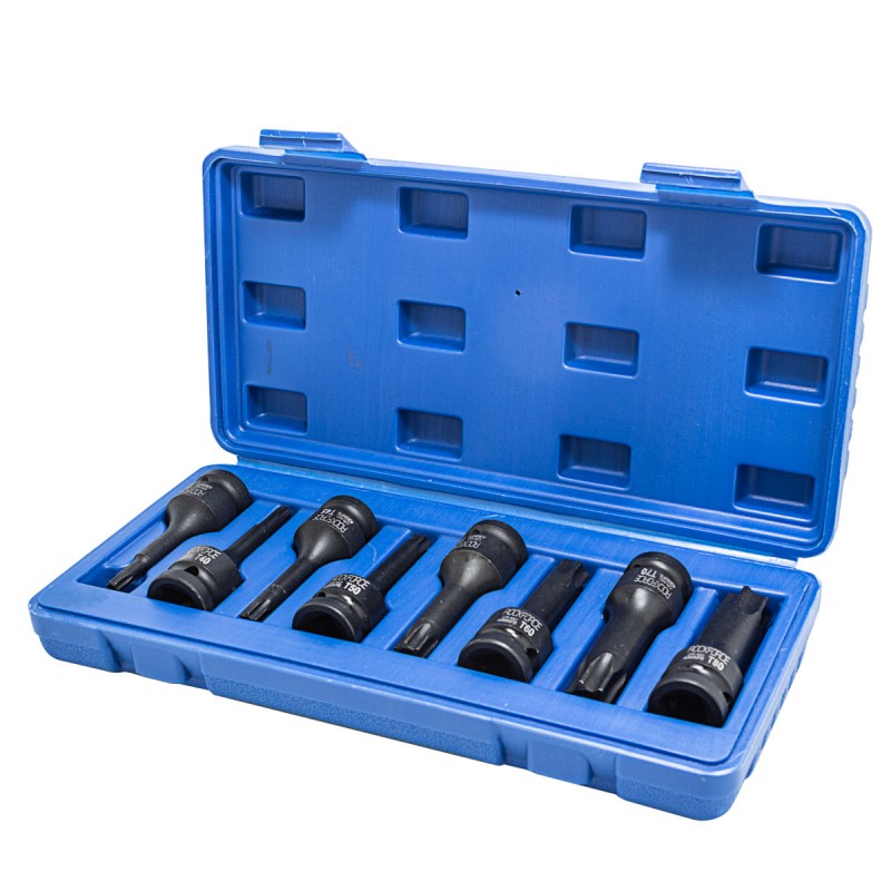 8 ΤΕΜ. ΚΡΟΥΣΤΙΚΑ ΚΑΡΥΔΑΚΙΑ TORX 1/2“ - ROCKFORCE