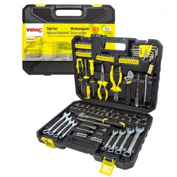 ΣΕΤ ΕΡΓΑΛΕΙΩΝ 122 ΤΕΜΑΧΙΩΝ 1/4“ 3/8“ 4-19mm - WMC 1/4''3/8''(6τεμ.) (4-19mm)