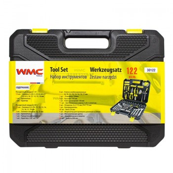 ΣΕΤ ΕΡΓΑΛΕΙΩΝ 122 ΤΕΜΑΧΙΩΝ 1/4“ 3/8“ 4-19mm - WMC 1/4''3/8''(6τεμ.) (4-19mm)