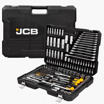 ΣΕΤ ΚΑΣΤΑΝΙΑ ΜΕ ΚΑΡΥΔΑΚΙΑ 216 ΤΕΜ, 1/4“3/8“1/2“ - JCB