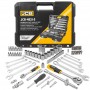 ΣΕΤ ΚΑΣΤΑΝΙΑ ΜΕ ΚΑΡΥΔΑΚΙΑ 82 ΤΕΜ,  1/4'', 1/2'' - JCB