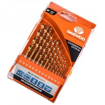 ΜΥΤΕΣ ΤΙΤΑΝΙΟΥ ΓΙΑ ΜΕΤΑΛΛΟ 13 ΤΕΜΑΧΙΑ 1.5mm - 6.5mm - DAEWOO