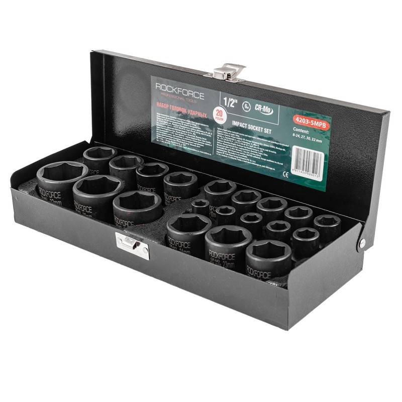 ΚΡΟΥΣΤΙΚΑ ΚΑΡΥΔΑΚΙΑ 1/2″ (8-32mm) 20 ΤΕΜΑΧΙΑ – ROCFORCE
