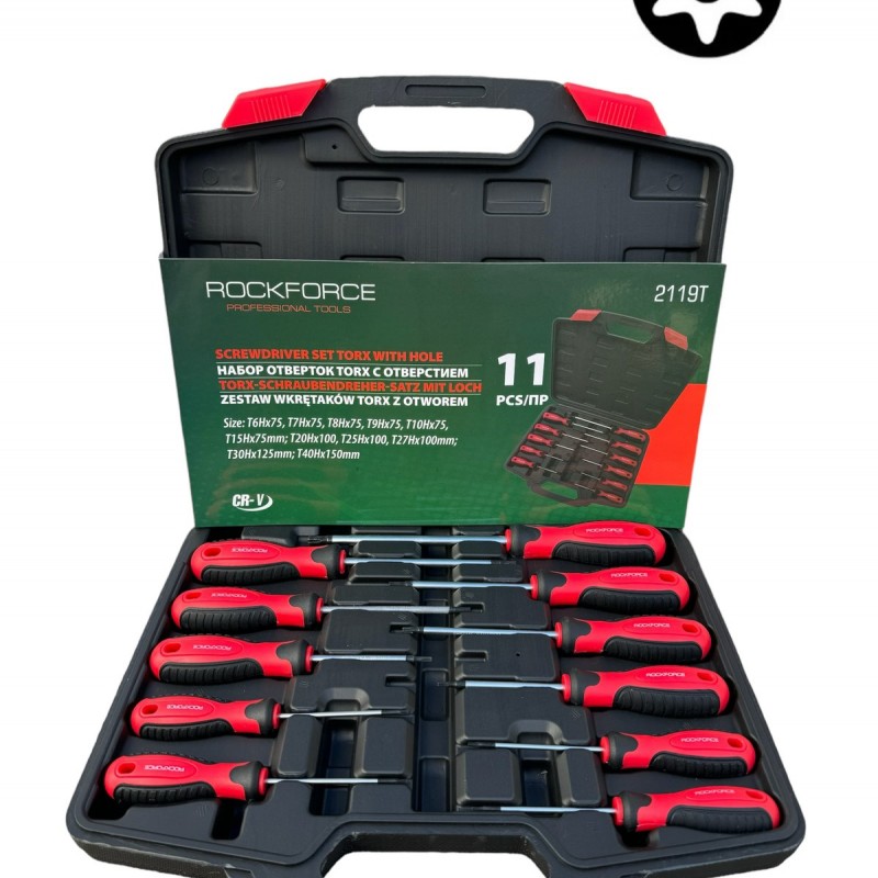 ΚΑΤΣΑΒΙΔΙΑ TORX ΣΕΤ 11 ΤΕΜΑΧΙΩΝ - ROCKFORCE