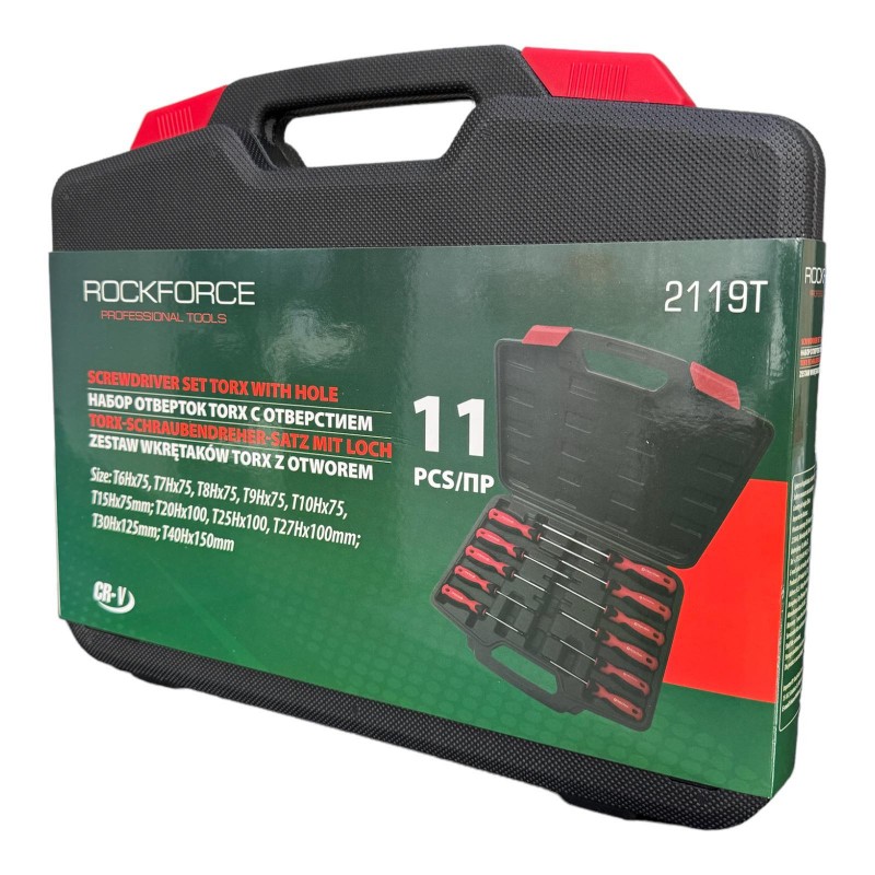 ΚΑΤΣΑΒΙΔΙΑ TORX ΣΕΤ 11 ΤΕΜΑΧΙΩΝ - ROCKFORCE