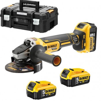 ΓΩΝΙΑΚΟΣ ΤΡΟΧΟΣ ΜΠΑΤΑΡΙΑΣ 18v 25MM 3Χ 5ΑΗ XR LI-ION DCG405P3 - DEWALT