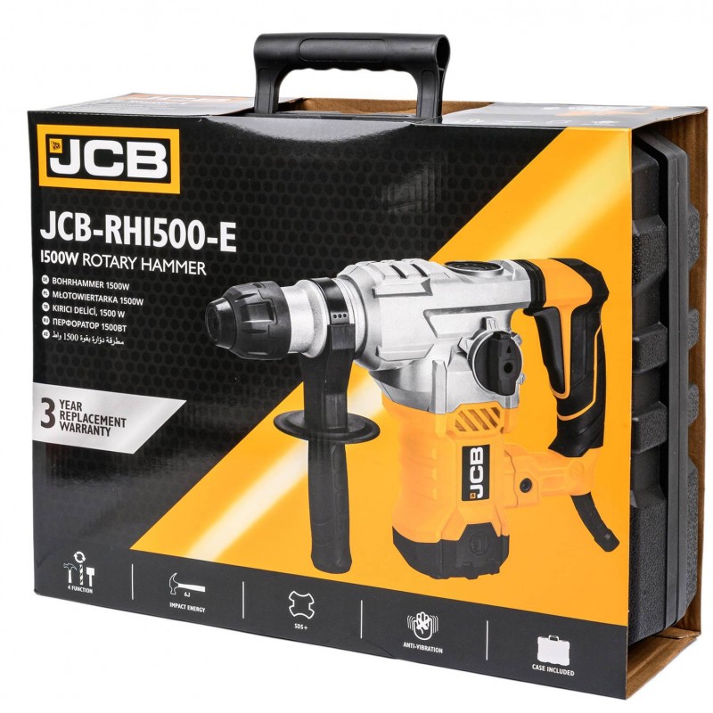 ΚΡΟΥΣΤΙΚΟ ΔΡΑΠΑΝΟ RH1500-E 1500 W, SDS-plus, 6 J - JCB	