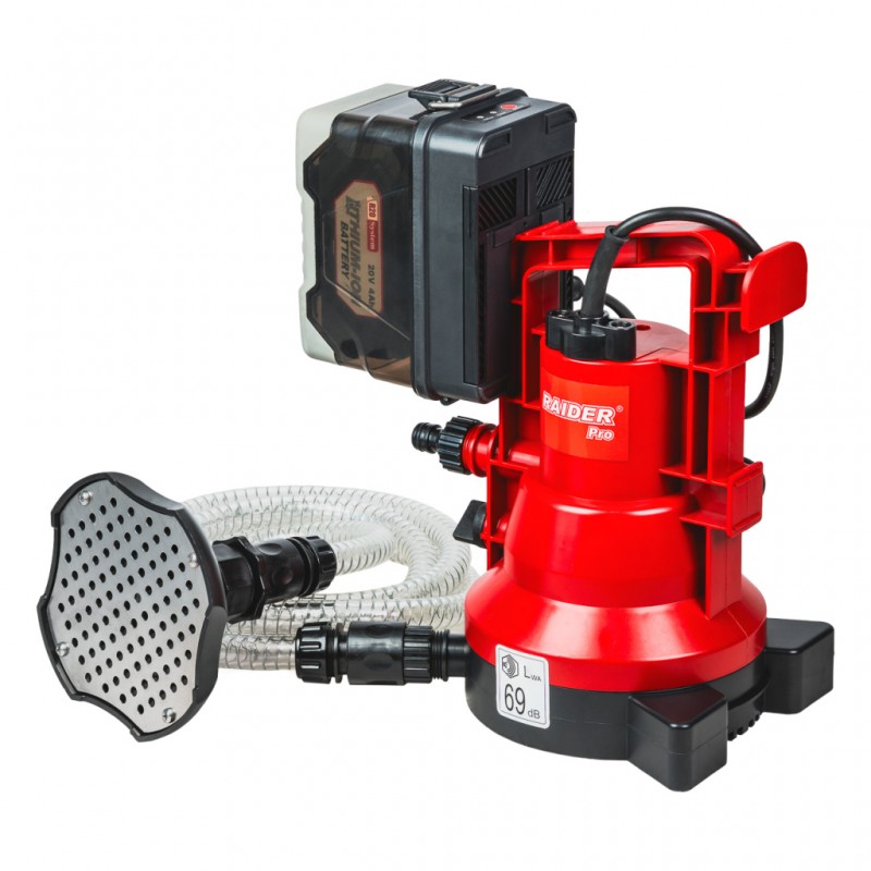 ΑΝΤΛΙΑ ΚΑΘΑΡΟΥ ΝΕΡΟΥ ΜΠΑΤΑΡΙΑΣ R20 RDP-CWP20 53L/MIN 10M SOLO