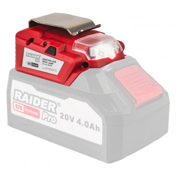 RAIDER R20 solo ΑΝΤΑΠΤΟΡΑΣ USB Li-ion 20V RDP-R20 039706