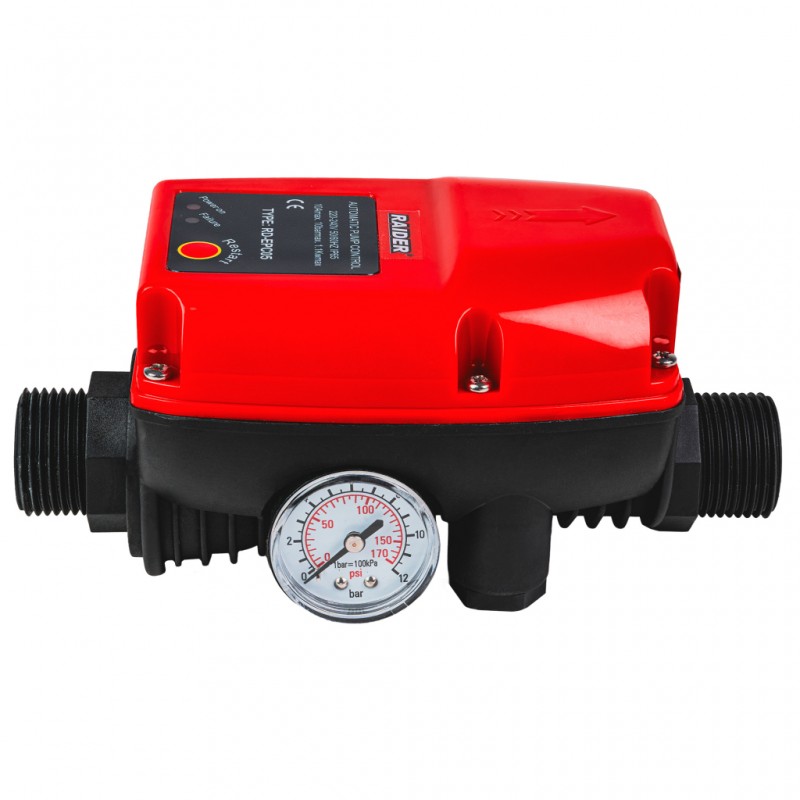 ΕΛΕΓΚΤΗΣ ΠΙΕΣΗΣ ΑΝΤΛΙΑΣ RAIDER RD-EPC05 1100W ΕΩΣ 90°C - RAIDER