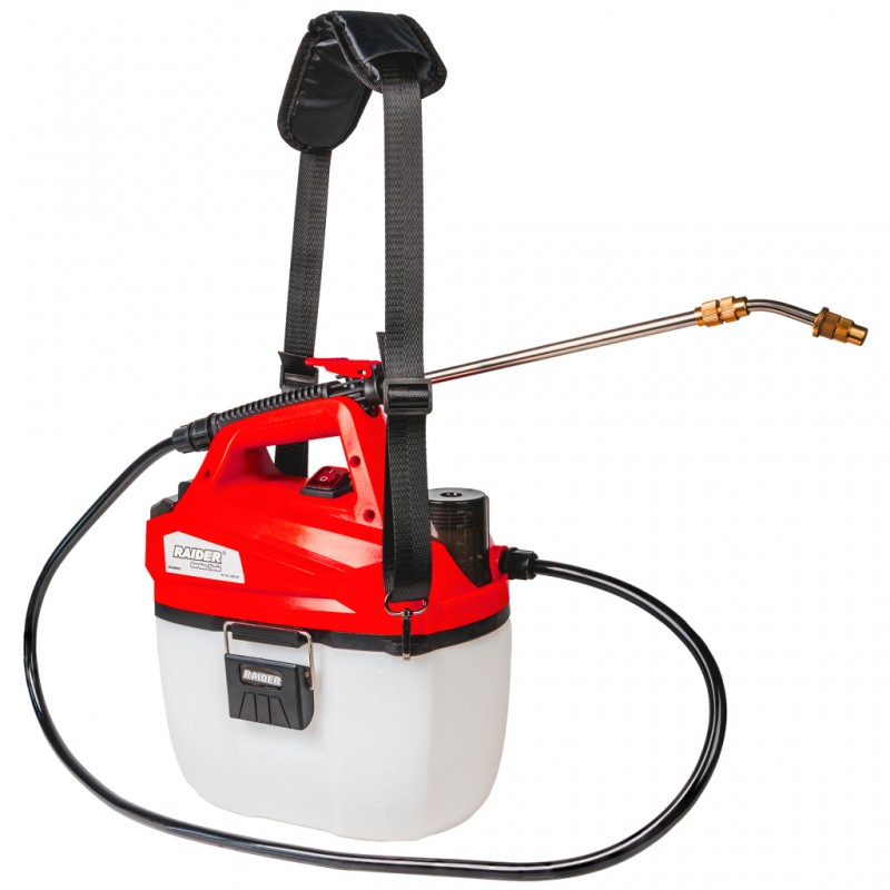 ΨΕΚΑΣΤΗΡΑΣ ΜΠΑΤΑΡΙΑΣ 12V, 5L ΜΕ ΜΠΑΤΑΡΙΑ ΚΑΙ ΦΟΡΤΙΣΤΗ - RAIDER RD-BMD05