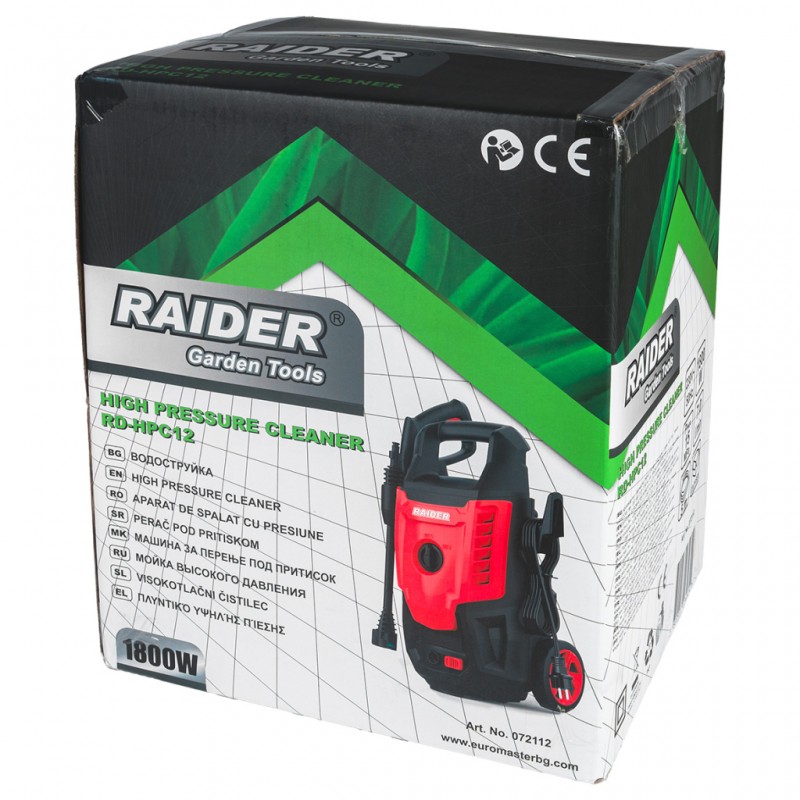 ΠΛΥΣΤΙΚΟ ΜΗΧΑΝΗΜΑ ΥΨΗΛΗΣ ΠΙΕΣΗΣ 1800W 150bar RD-HPC12 - RAIDER