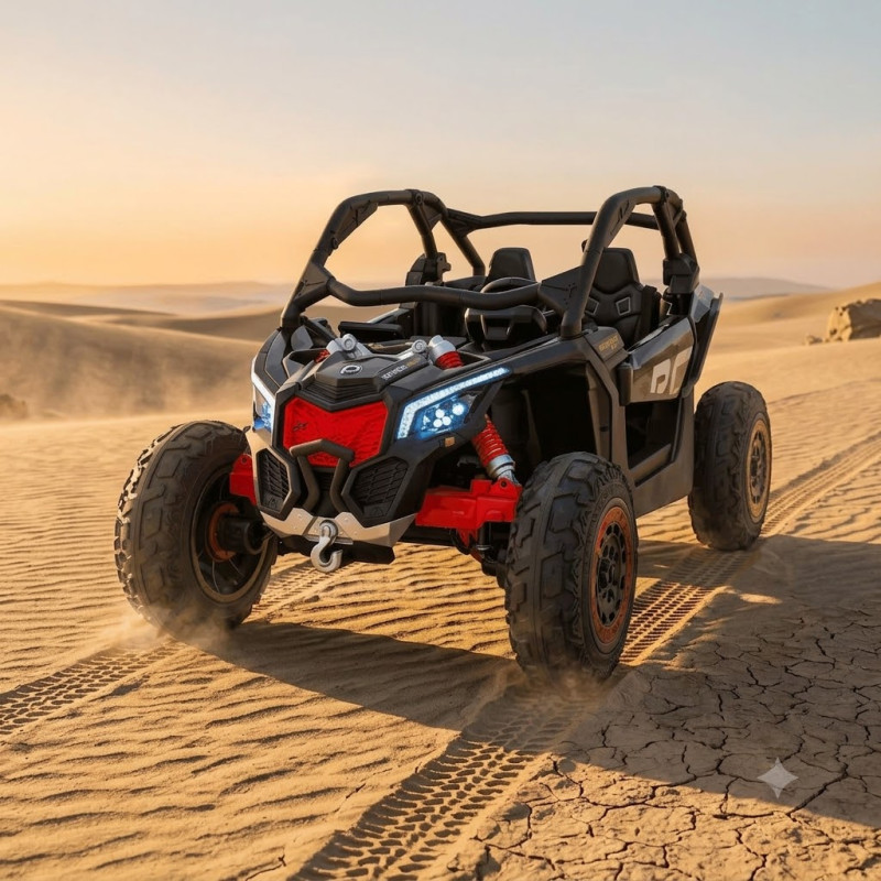 ΠΑΙΔΙΚΟ ΗΛΕΚΤΡΙΚΟ UTV ARCTIC CAT WILD CAT 2026 4X4 800W 24V ΜΕ ΔΕΡΜΑΤΙΝΑ ΚΑΘΙΣΜΑΤΑ