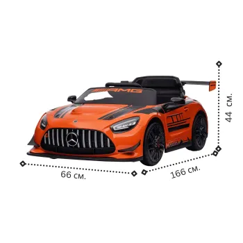 ΠΑΙΔΙΚΟ ΗΛΕΚΤΡΙΚΟ ΑΥΤΟΚΙΝΗΤΟ MERCEDES-BENZ GT3 EVO 2026 100W 12V ΜΕ ΔΕΡΜΑΤΙΝΟ ΚΑΘΙΣΜΑ