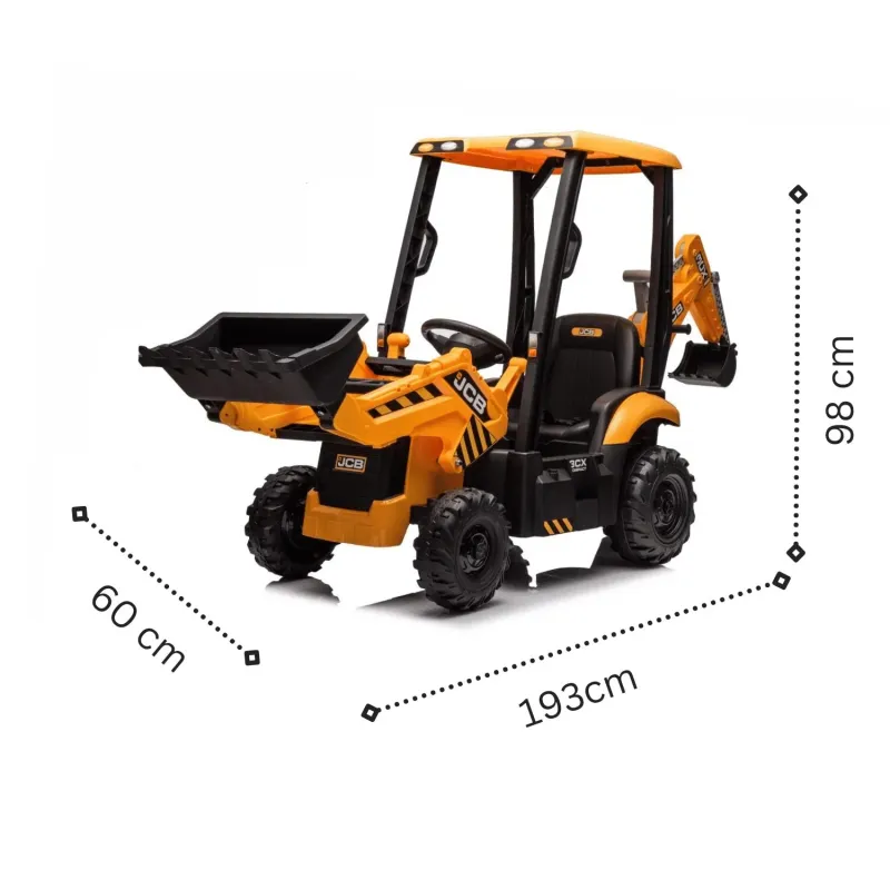 ΠΑΙΔΙΚΟΣ ΗΛΕΚΤΡΙΚΟΣ ΕΚΣΚΑΦΕΑΣ JCB LICENSED 70W 12V ΜΕ ΤΗΛΕΚΑΤΕΥΘΥΝΣΗ