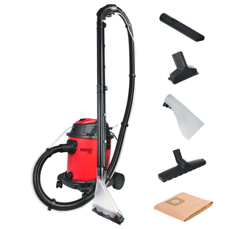 RAIDER RDP-WC33 ΣΚΟΥΠΑ ΥΓΡΩΝ / ΣΤΕΡΕΩΝ 1600W ΜΕ ΑΝΟΞΕΙΔΩΤΟ ΚΑΔΟ 20LT