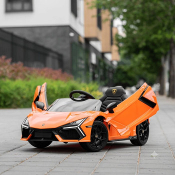 ΠΑΙΔΙΚΟ ΗΛΕΚΤΡΙΚΟ ΑΥΤΟΚΙΝΗΤΟ LAMBORGHINI REVUELTO 2025 4X4 200W 12V ΜΕ ΛΑΣΤΙΧΑ EVA