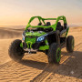 ΠΑΙΔΙΚΟ ΗΛΕΚΤΡΙΚΟ UTV ARCTIC CAT WILD CAT 2026 4X4 800W 24V ΜΕ ΔΕΡΜΑΤΙΝΑ ΚΑΘΙΣΜΑΤΑ