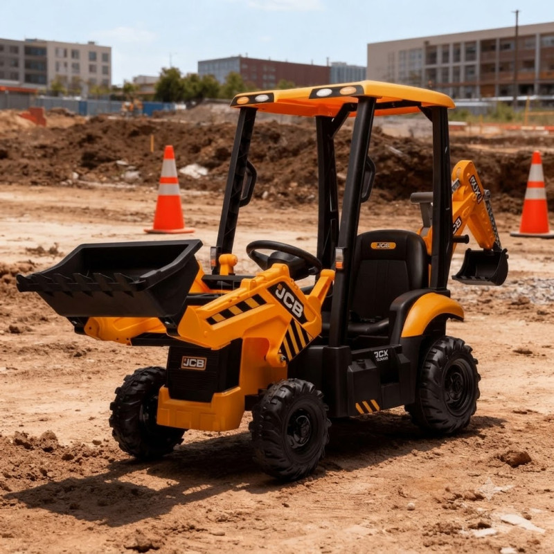 ΠΑΙΔΙΚΟΣ ΗΛΕΚΤΡΙΚΟΣ ΕΚΣΚΑΦΕΑΣ JCB LICENSED 70W 12V ΜΕ ΤΗΛΕΚΑΤΕΥΘΥΝΣΗ