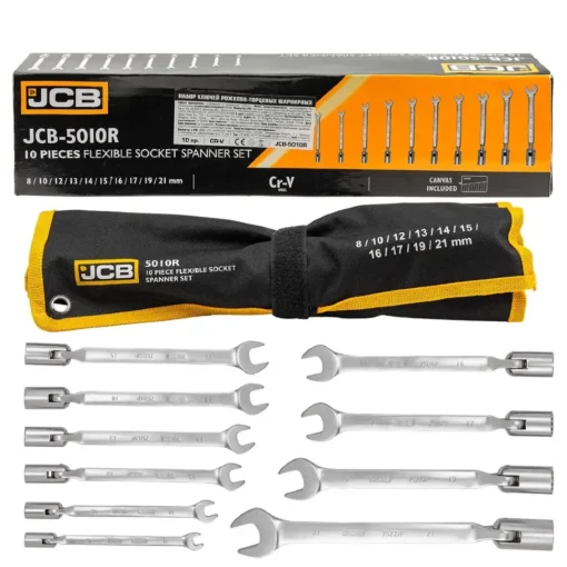 ΣΕΤ ΓΕΡΜΑΝΟΠΟΛΥΓΩΝΩΝ ΚΛΕΙΔΙΩΝ JCB – 10 ΤΕΜΑΧΙΑ, 8 – 21mm, 5010R - JCB