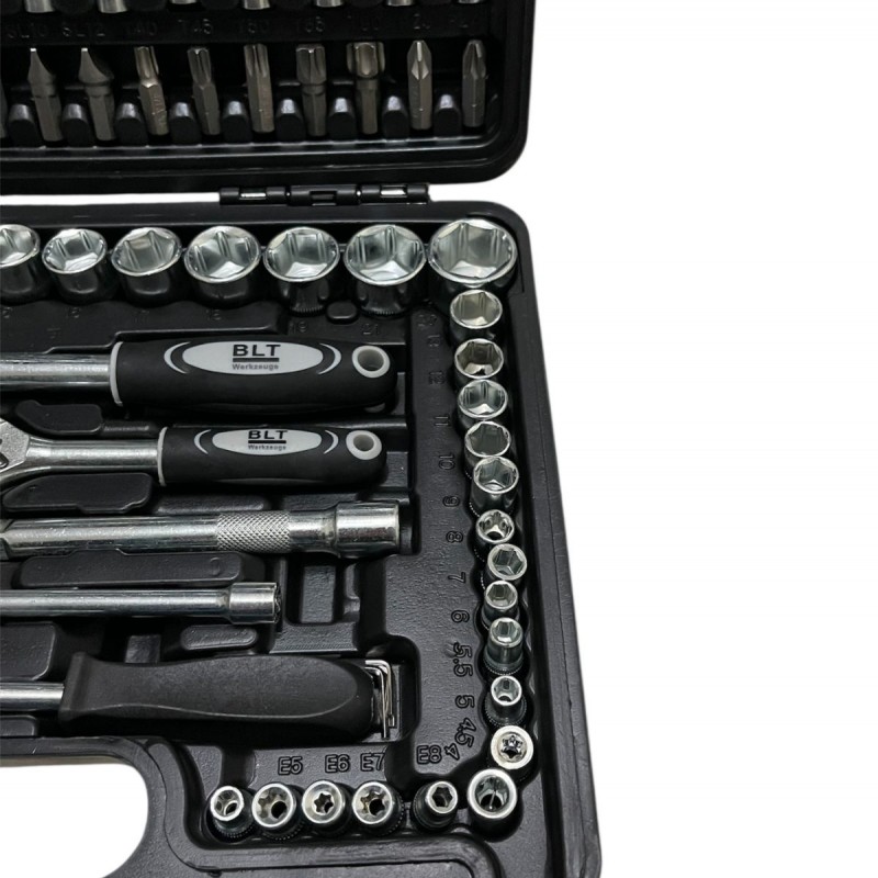 ΣΕΤ ΚΑΣΤΑΝΙΑ & ΚΑΡΥΔΑΚΙΑ 108 ΤΜΧ 1/4“ &  3/8“ - BLT Werkzeuge