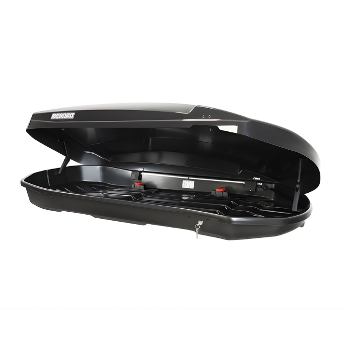 Μπαγκαζιέρα Αυτοκινήτου Menabo Satellite Duo Crab Μαύρη 600L 1692