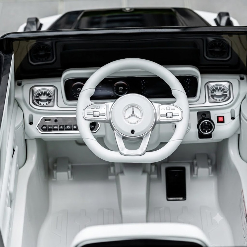 ΠΑΙΔΙΚΟ ΗΛΕΚΤΡΙΚΟ ΤΖΙΠ MERCEDES-BENZ EQG 2026 4X4 140W 12V ΜΕ ΛΑΣΤΙΧΑ EVA