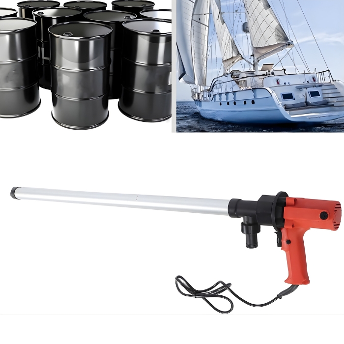 ΗΛΕΚΤΡΙΚΗ ΑΝΤΛΙΑ ΚΑΥΣΙΜΩΝ ΓΙΑ ΒΑΡΕΛΙ 220V / 750W – ΠΑΡΟΧΗ ΕΩΣ 100 Λ/ΛΕΠΤΟ