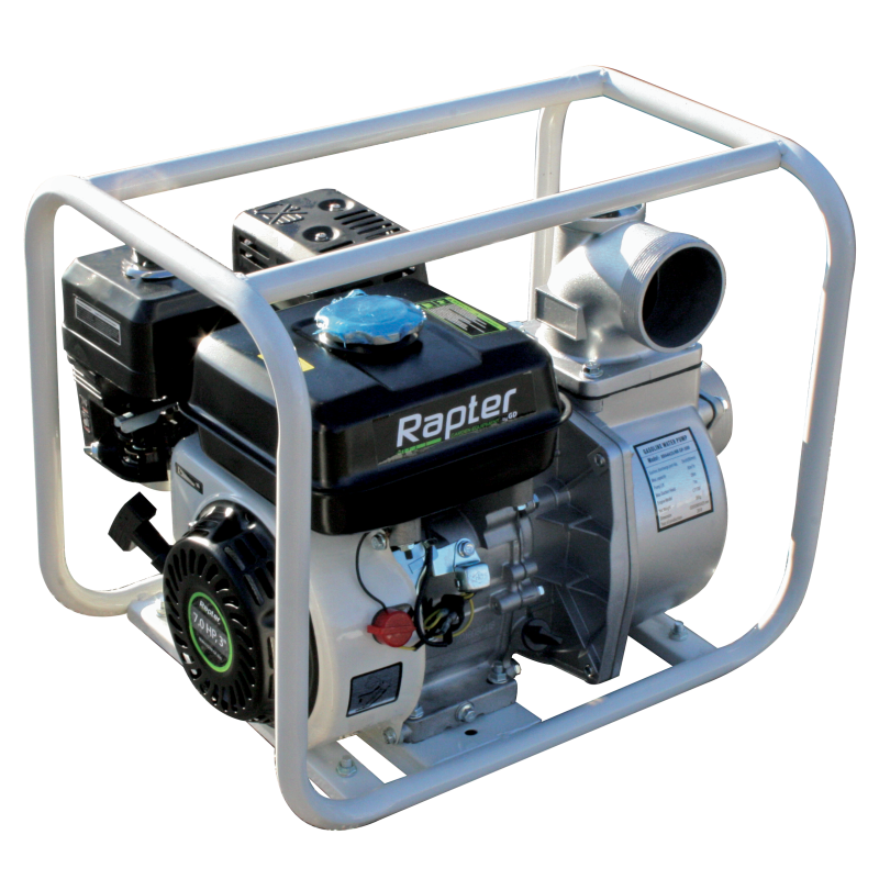 ΒΕΝΖΙΝΟΚΙΝΗΤΗ ΑΝΤΛΙΑ ΝΕΡΟΥ RAPTER RR GP-200, 2'', 30 Μ³/ΩΡΑ, 23 Μ, 7 ΙΠΠΟΙ