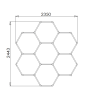 LED ΦΩΤΙΣΤΙΚΟ ΚΥΨΕΛΗΣ – 7 ΕΞΑΓΩΝΑ