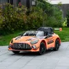 ΠΑΙΔΙΚΟ ΗΛΕΚΤΡΙΚΟ ΑΥΤΟΚΙΝΗΤΟ MERCEDES-BENZ GT3 EVO 2026 100W 12V ΜΕ ΔΕΡΜΑΤΙΝΟ ΚΑΘΙΣΜΑ