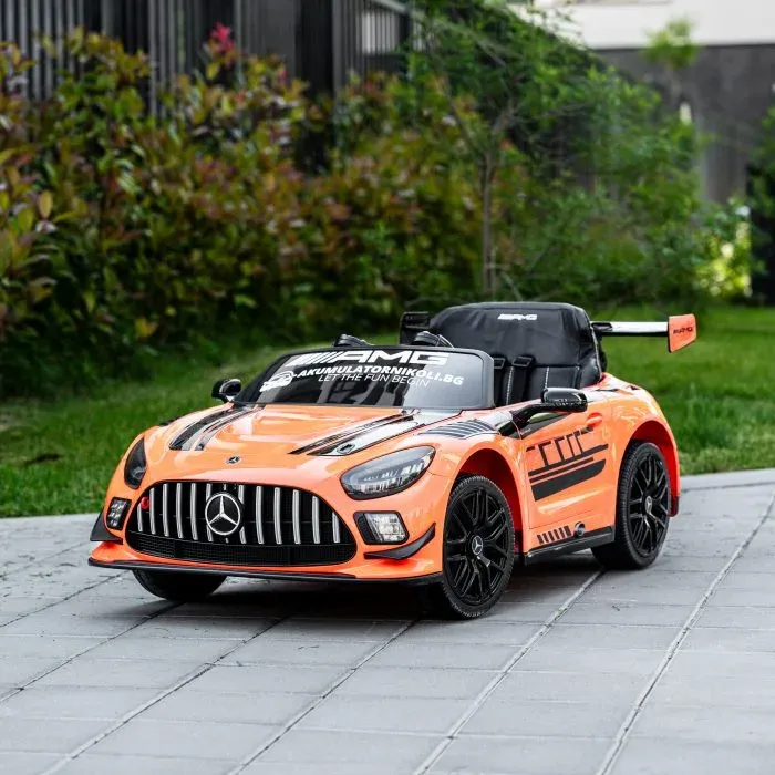 ΠΑΙΔΙΚΟ ΗΛΕΚΤΡΙΚΟ ΑΥΤΟΚΙΝΗΤΟ MERCEDES-BENZ GT3 EVO 2026 100W 12V ΜΕ ΔΕΡΜΑΤΙΝΟ ΚΑΘΙΣΜΑ