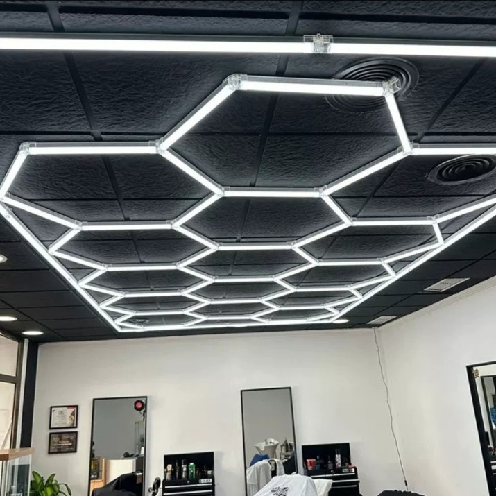 LED KIT HEXAGON ΕΠΑΓΓΕΛΜΑΤΙΚΟ ΦΩΤΙΣΤΙΚΟ ΟΡΟΦΗΣ 14 ΚΥΨΕΛΕΣ 720W,10000 Lumens