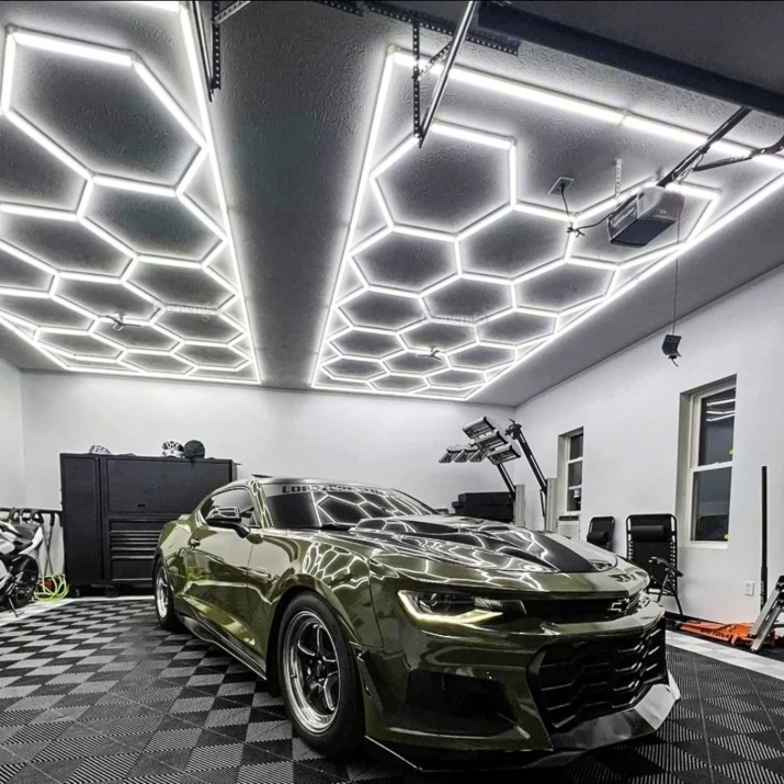 LED KIT HEXAGON ΕΠΑΓΓΕΛΜΑΤΙΚΟ ΦΩΤΙΣΤΙΚΟ ΟΡΟΦΗΣ 14 ΚΥΨΕΛΕΣ 720W,10000 Lumens