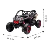 ΠΑΙΔΙΚΟ ΗΛΕΚΤΡΙΚΟ UTV ARCTIC CAT WILD CAT 2026 4X4 800W 24V ΜΕ ΔΕΡΜΑΤΙΝΑ ΚΑΘΙΣΜΑΤΑ