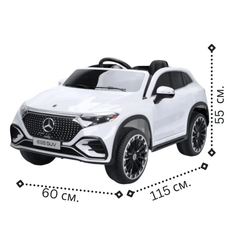 ΠΑΙΔΙΚΟ ΗΛΕΚΤΡΙΚΟ ΑΥΤΟΚΙΝΗΤΟ MERCEDES-BENZ EQS 2026 250W 12V ΜΕ ΛΑΣΤΙΧΑ EVA