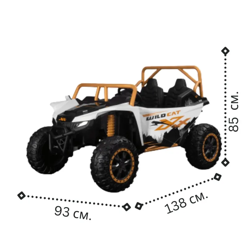 ΠΑΙΔΙΚΟ ΗΛΕΚΤΡΙΚΟ UTV ARCTIC CAT WILD CAT 2026 4X4 800W 24V/14AH ΜΕ ΛΑΣΤΙΧΑ EVA